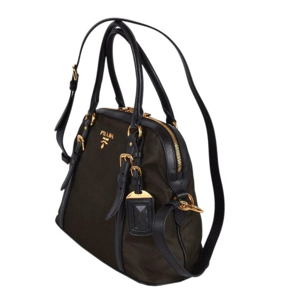 prada nylon bag green