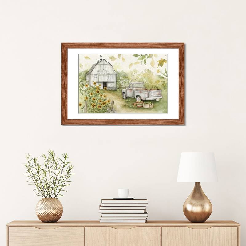 iCanvas "Gray Barn-Horiztontal" by Susan Winget