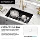 preview thumbnail 39 of 51, KRAUS Pintura Porcelain Enameled Steel Undermount Kitchen Sink