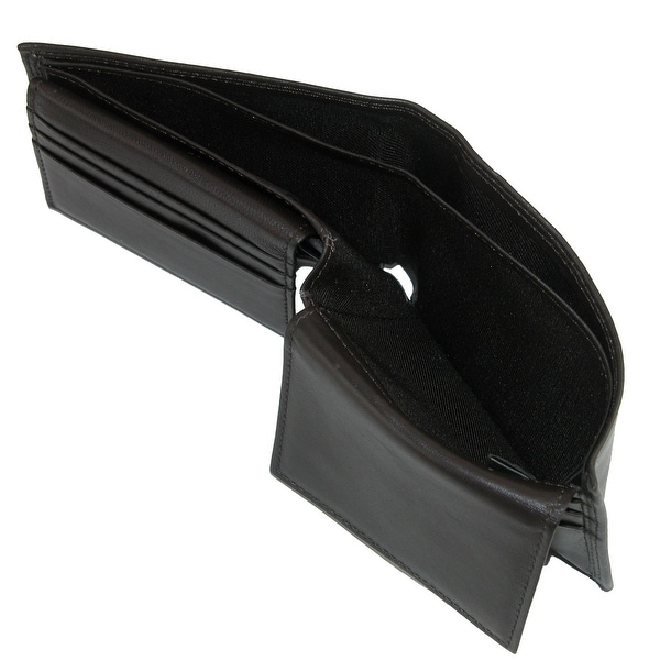 Buxton Men/'s Emblem-leather Executive Twofold Wallet