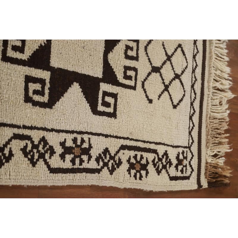 Anatolian Runner Rug Handmade Wool Carpet - 3'0"x 11'9"