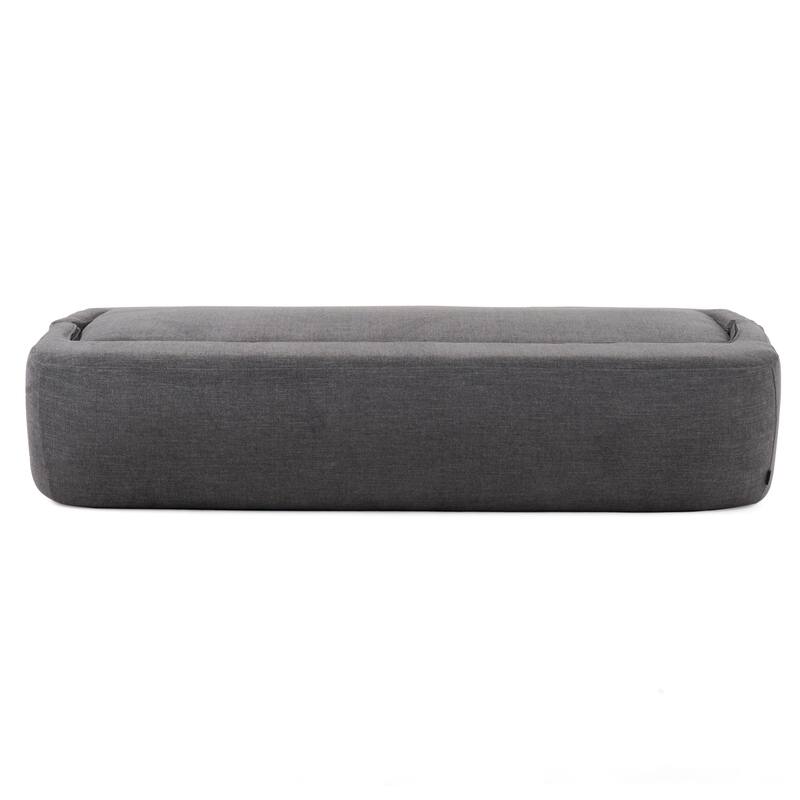 Divani Casa Lerner Modern Dark Grey Fabric Sofa Bed