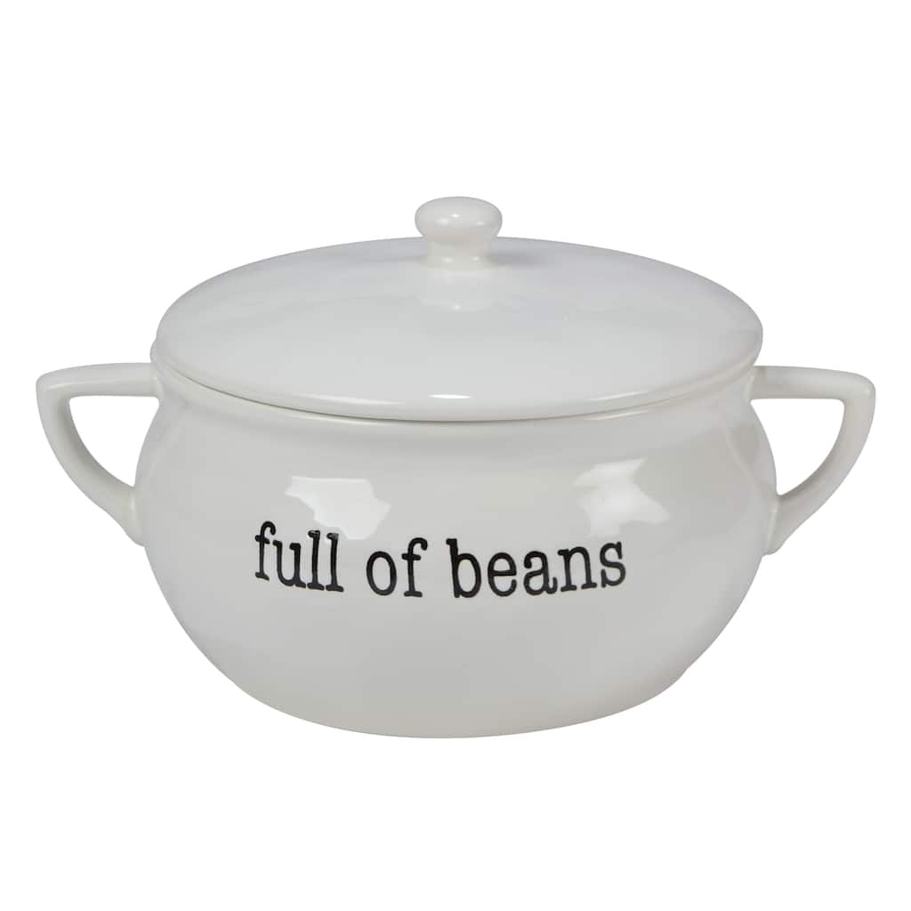 Certified International Just Words 84 oz. Bean Pot