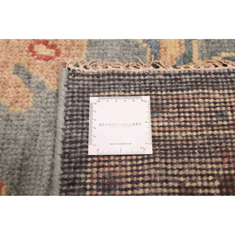 ECARPETGALLERY Hand-knotted Modern Oushak Light Denim Blue Wool Rug - 8'1 x 10'0