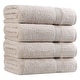 preview thumbnail 77 of 105, Superior Heritage Egyptian Cotton Absorbent Bath Towel Set of 4