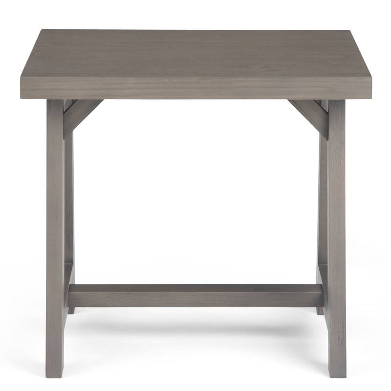 WYNDENHALL Hawkins Solid Wood 22-inch Square Retro Modern Side Table - 22 W x 22 D x 20 H