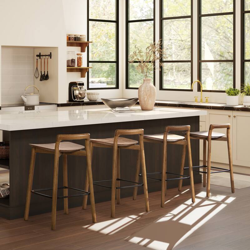 Sven 26.5" Minimalist Low Back Counter Stool