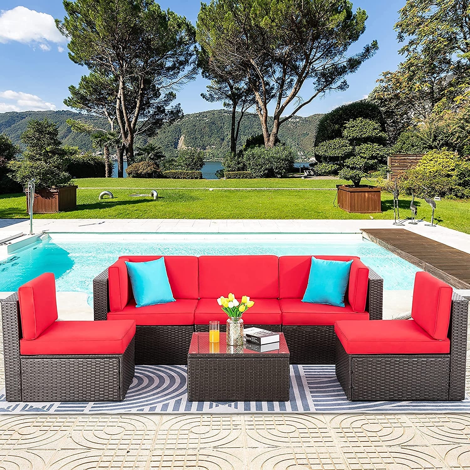 Mini outdoor sectional clearance