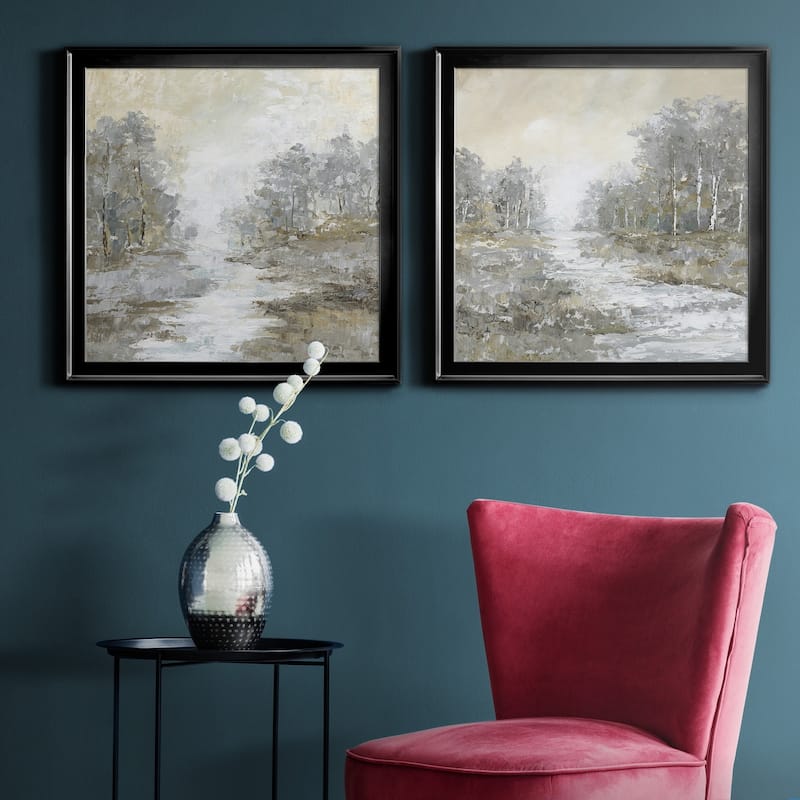 Babbling Brook I-Premium Framed Canvas - Ready to Hang - Multi-Color