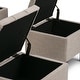 preview thumbnail 47 of 66, WYNDENHALL Lancaster 44 inch Wide Contemporary Rectangle Storage Ottoman