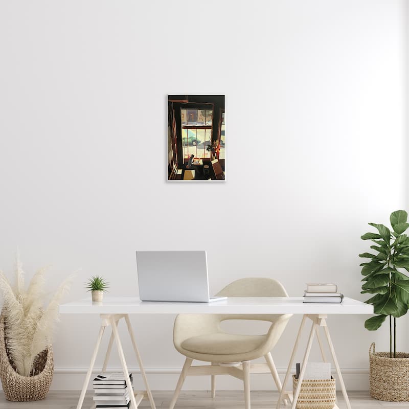 Stupell Tranquil Cafe Environment Wall Plaque Art Design By Keith Thomson