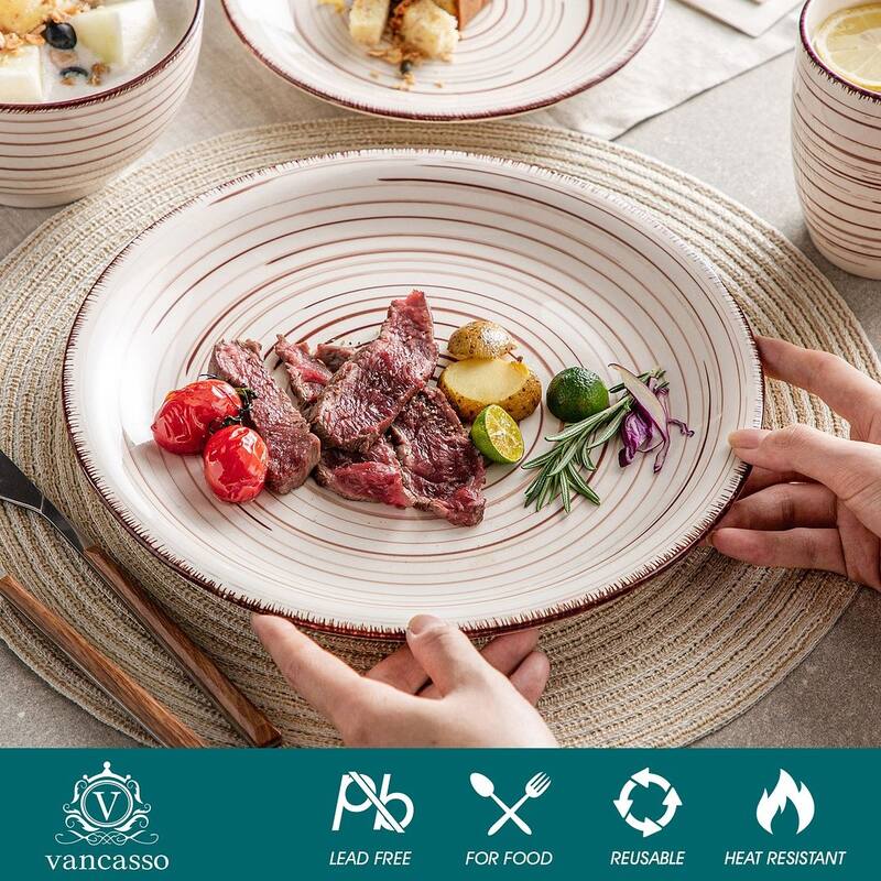 vancasso Bella 16-Piece Stoneware Dinnerware Set (Service for 4)