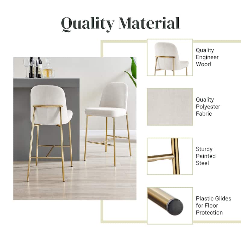 NPD Furniture Keisha Counter Stool (Set of 2)
