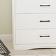 preview thumbnail 15 of 14, Kerrogee 3-Drawer Dresser with Changing Table - Grey/White/Black