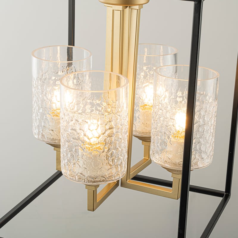 Kaia 4-Light Modern Farmhouse Chandelier - 13 In. Wide