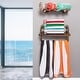 preview thumbnail 2 of 62, Cabana Stripe Oversized Cotton Beach Towel by Superior