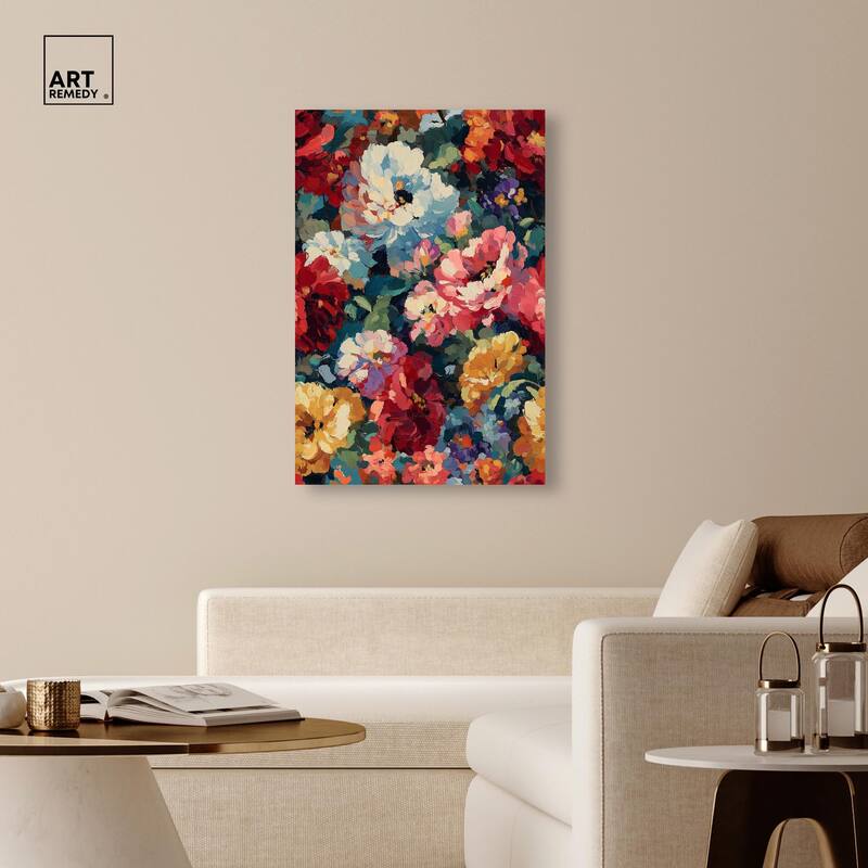 Garden Tapestries I Canvas by Art Remedy, Gallery Wrapped