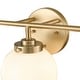 preview thumbnail 36 of 35, Elk Home Fairbanks Multiple Finishes With Opal Shade 3 Light Vanity Light