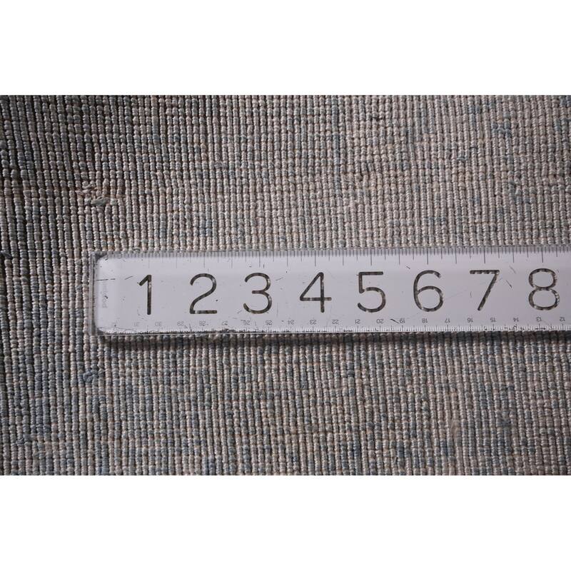 Abstract Indian Area Rug Hand-Knotted Wool Carpet - 5'8"x 7'10"