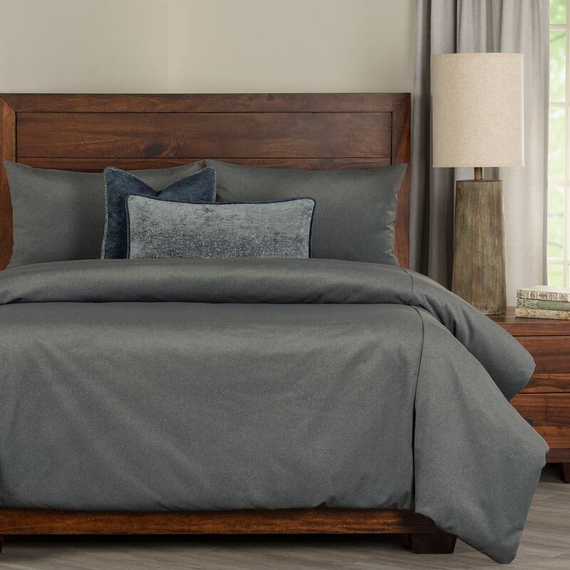 Burly Super-Soft Duvet & Insert Set - Graphite - Twin