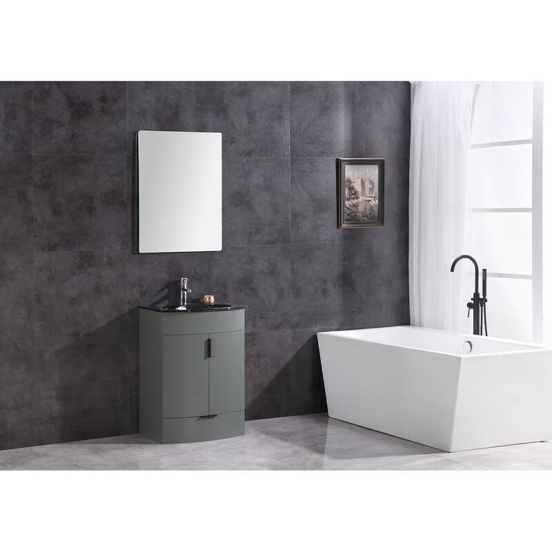 Legion Furniture 24" Pewter Green SINK VANITY