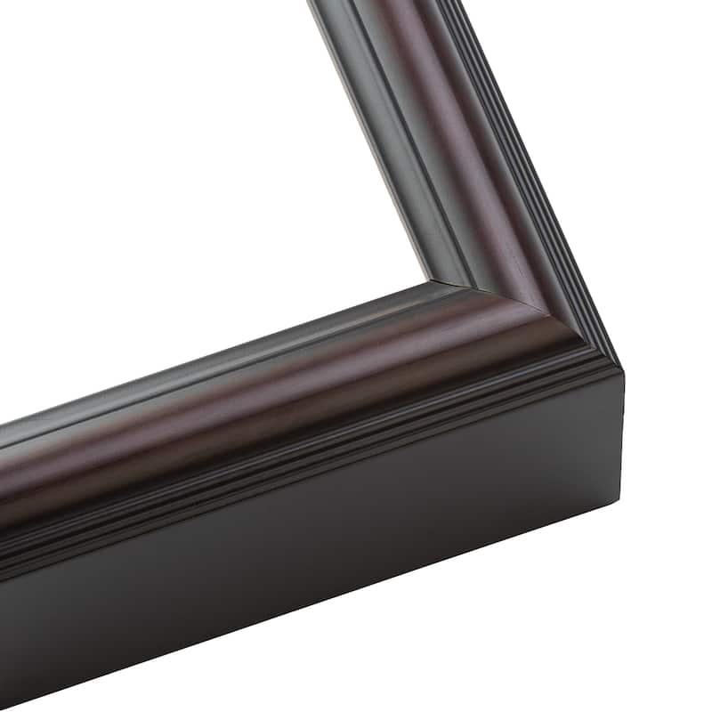 17x20 Shadow Box Frame Brown Cherry | 2.625 Inches Deep Pine Wood