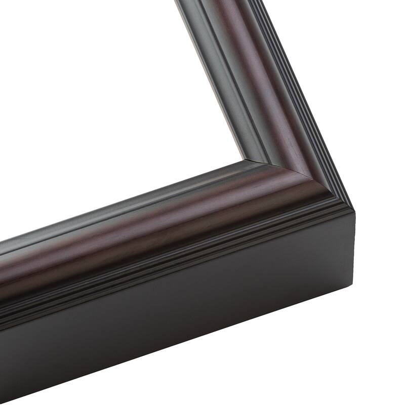 17x21 Shadow Box Frame Brown Cherry | 2.625 Inches Deep Pine Wood