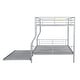 preview thumbnail 7 of 7, 2 In 1 Full XL Over Queen Metal Bunk Bed With Trundle,Save Space