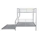 preview thumbnail 17 of 25, Full XL Over Queen Metal Bunk Bed with Trundle