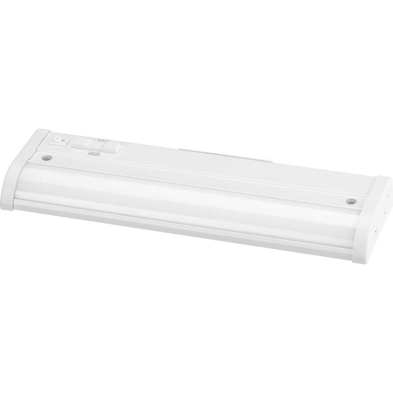 Hide-A-Lite Collection 1-Light Satin White Modern LED Linear Undercabinet Light - 3.28 in x 11.5 in x 1.05 in - 3.28 in x 11.5 in x 1.05 in