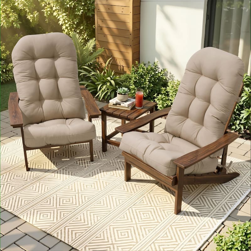 Outdoor Adirondack Chair Cushion Rocking Chair Cushions Thickened Patio Chair Pad with Sunbrella