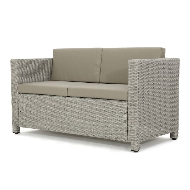 Puerta Outdoor 4-piece Patio Chat Set by Christopher Knight Home