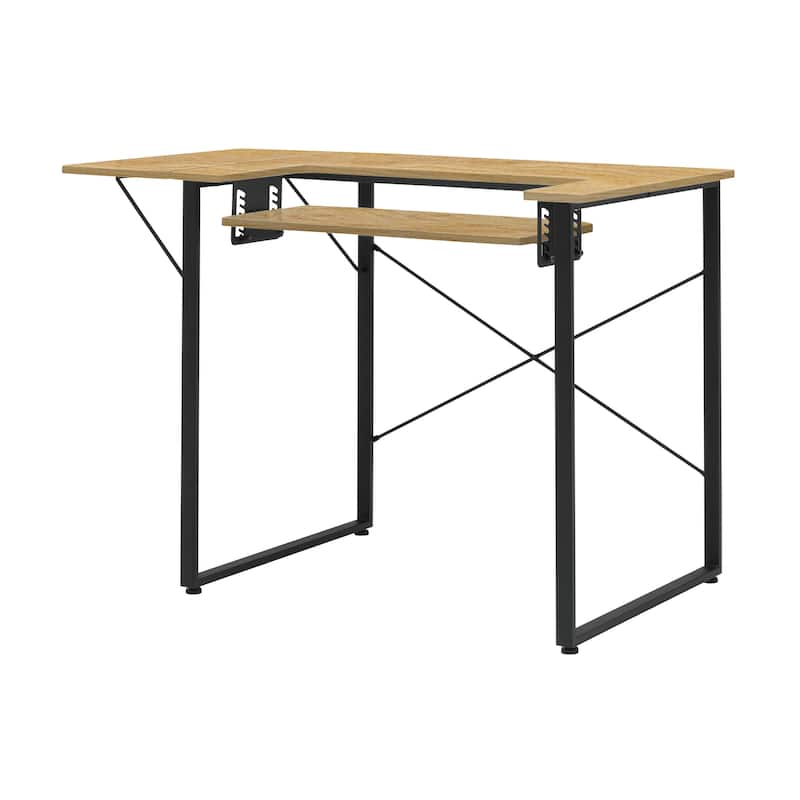 Sew Ready Dart Wood Top Sewing Table with Folding Top