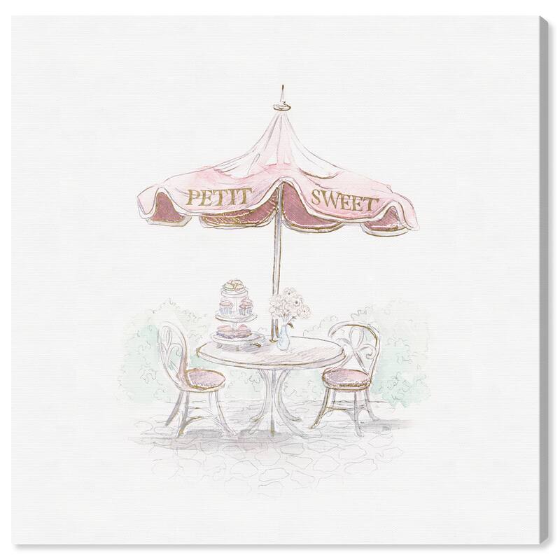 Wynwood Studio 'Petit Sweet I' Floral and Botanical Wall Art Canvas Print Florals - Pink, White