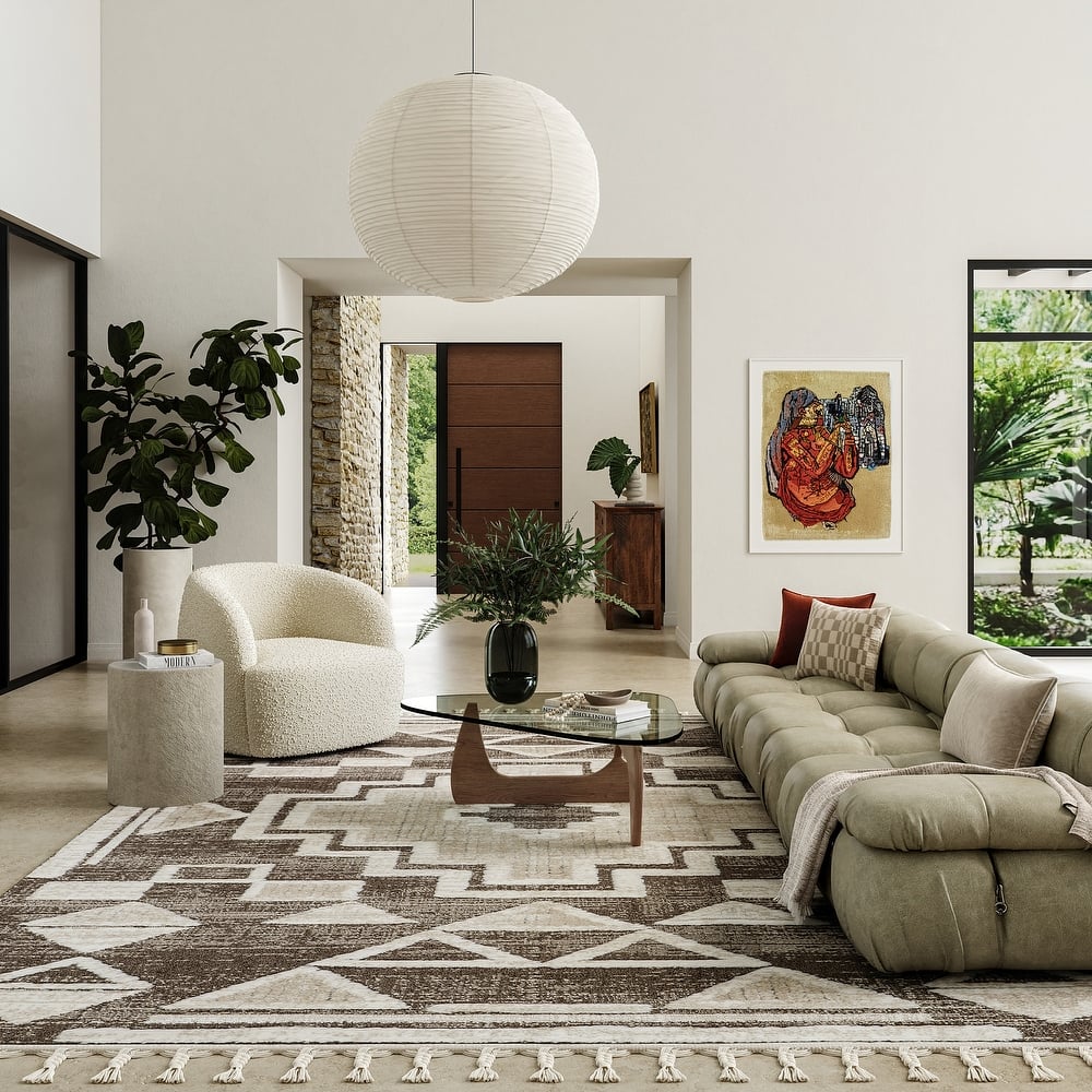 Gatsby Southwestern Tasseled Area Rug