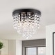 preview thumbnail 2 of 45, GetLedel Modern 5-Light Crystal Flush Mount Chandelier