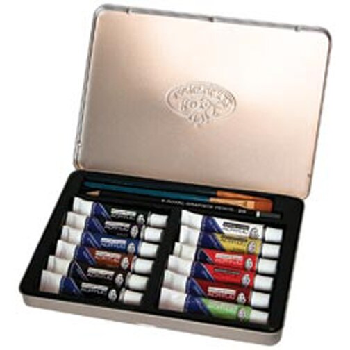 Shop Acrylic Painting Art Set W Tin Free Shipping On Orders