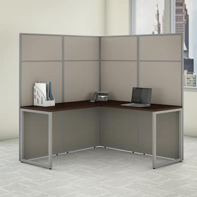 Easy Office 60W L Shaped Cubicle Desk by Bush Business Furniture