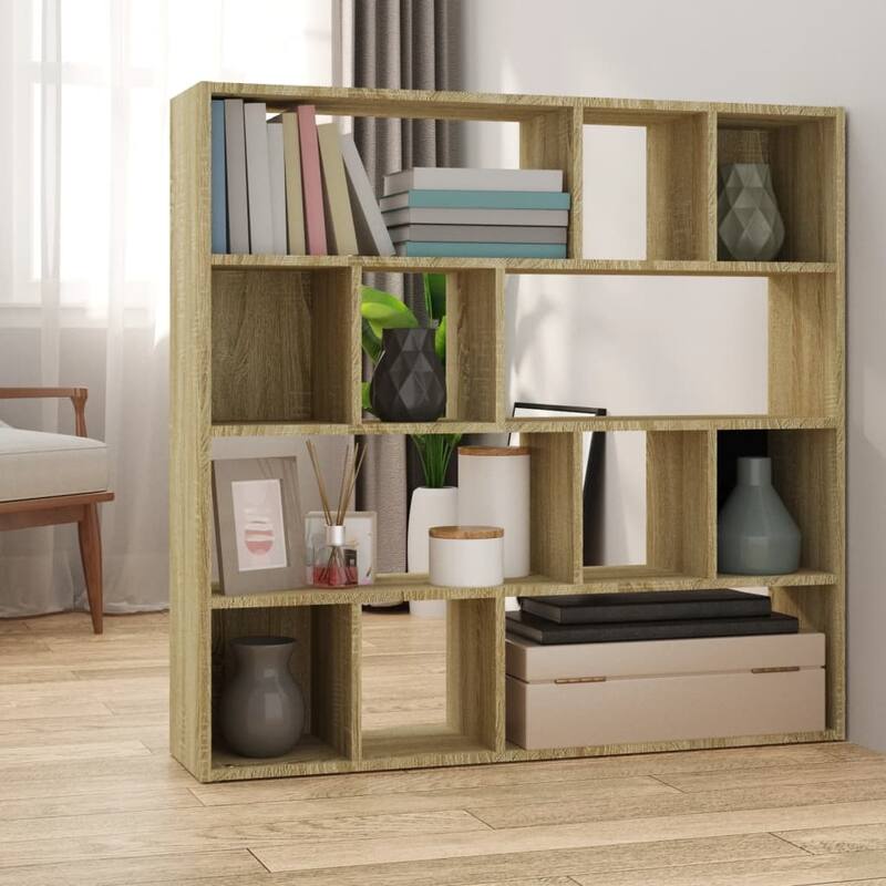 vidaXL Book Cabinet/Room Divider - Sonoma oak