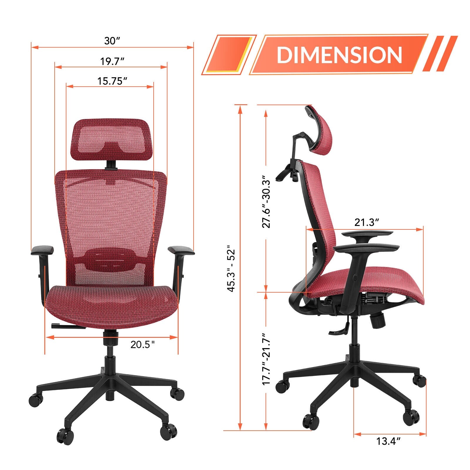 Flexispot ergonomic 2025 office chair oc3b