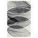 preview thumbnail 64 of 90, SAFAVIEH Hollywood Mergita Mid-Century Modern Abstract Rug 2' x 3' - Ivory/Grey