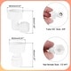 preview thumbnail 1 of 4, Pack of 10 Elbow & Straight 3/8" Female to 3/8" Tube OD Quick Tube Connector - 10 Pcs - 3/8" NPT 10 Pcs - 3/8" NPT
