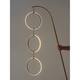 Brightech Nova LED Floor Lamp - Brass.
