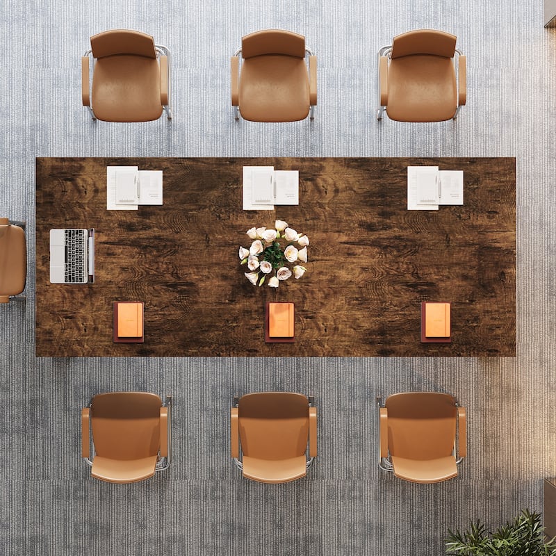 79-Inch Extra Long Desk for 6-8 People,Conference Table for Office