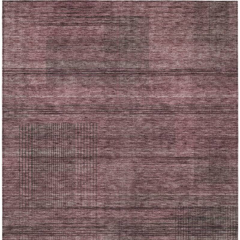 HomeRoots Striped Transitional Rectangle Outdoor Rug