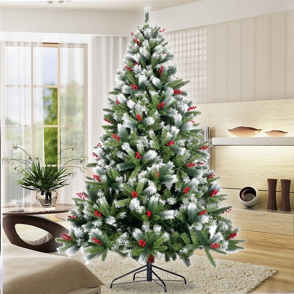 Flocked christmas tree 7.5 sales