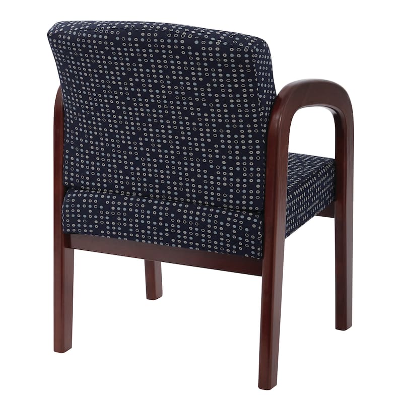 Office Star Cherry Finish Wood Visitor Chair