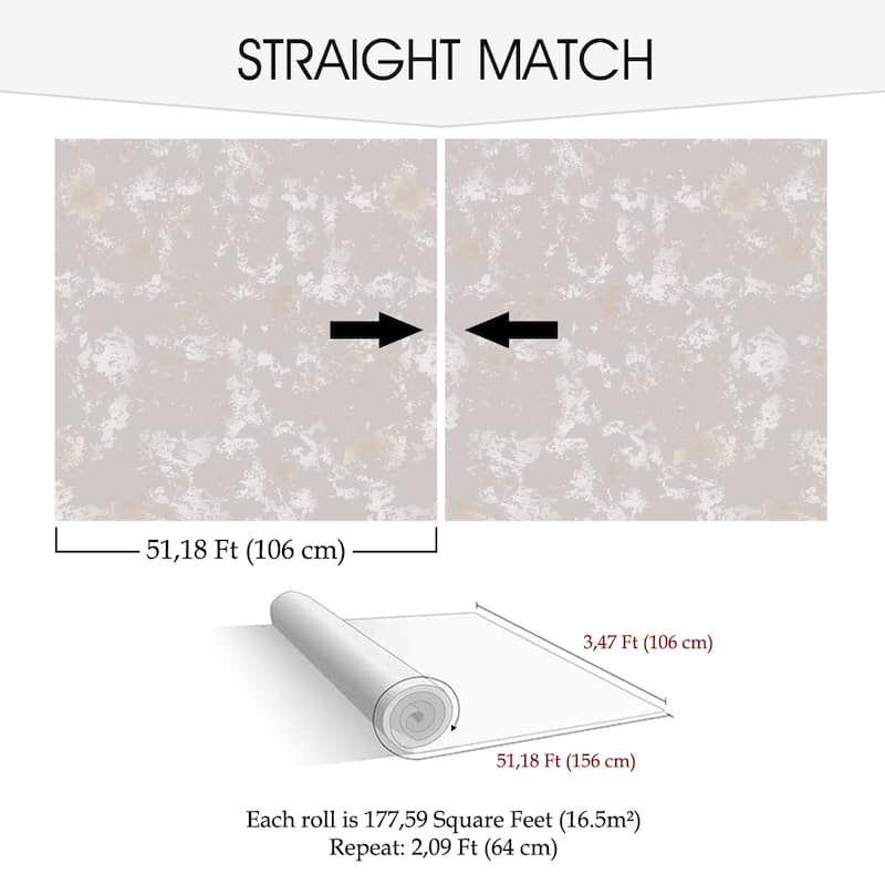 SUSSEXHOME Removable Wallpaper-Waterproof, Strippable, Light Resistance & Cleanable Wall Paper Roll-Wallpaper-Bright Pieces