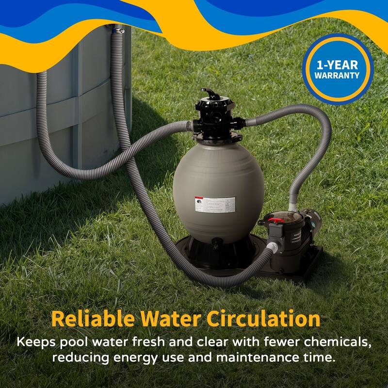 Blue Wave FlowXtreme Pro VS 115V Variable Speed Above Ground 1HP Pool Pump