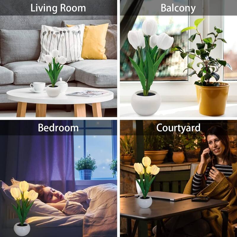 Tulip Flower LED Table Accent Lamp